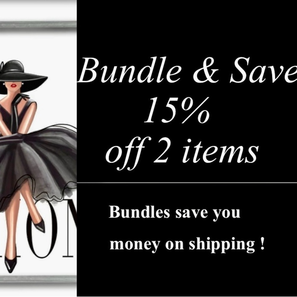 Bundle 2 or more items and save 15%